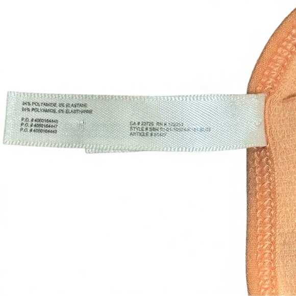 Sunday Best Aritzia Sinchseamless Ribbed Halter Crop Top Peach Nude L Holiday - Picture 6 of 6